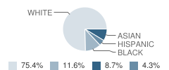 Gulf Coast Christian School Student Race Distribution