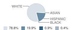St Mary School & Community Middle School Student Race Distribution