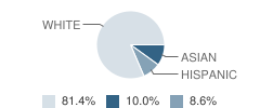 White Pines Academy Student Race Distribution