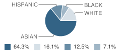 Islamic School of Greater New Orleans Student Race Distribution