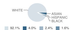 Pine Cobble School Student Race Distribution