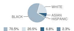 Beddow School Student Race Distribution