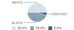 Parkwood Campus School Student Race Distribution