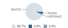 Parker Academy Student Race Distribution