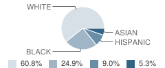 Bancroft School Student Race Distribution