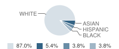 Academy of the Holy Names Lower & Middle Student Race Distribution