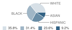 Holy Name of Mary School Student Race Distribution