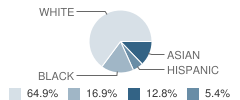 The Rockland Country Day School Student Race Distribution