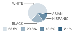 York Preparatory School Student Race Distribution