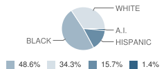 Baker Academy Student Race Distribution