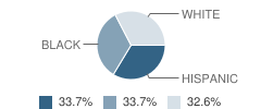 Baker Hall School Student Race Distribution