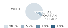 Msgr Gadoury Primary School Student Race Distribution