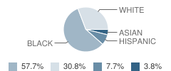Riverview Baptist Day School Student Race Distribution