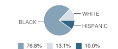 Retta Brown Elementary School Student Race Distribution