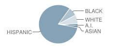 Western Valley Middle School Student Race Distribution