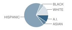 Bar O School Student Race Distribution