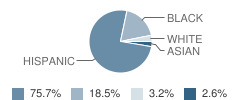 Lighthouse Community Charter High School Student Race Distribution