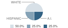Pleasant Valley 3r Community Day School Student Race Distribution