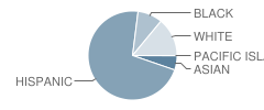 Grace Yokley Middle School Student Race Distribution