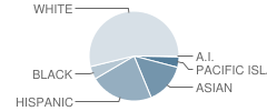 Carlmont High School Student Race Distribution