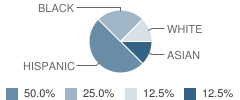 Easton Continuation High School Student Race Distribution