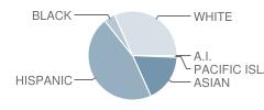 Orange County Special Education School Student Race Distribution