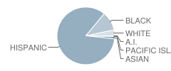 Los Angeles County Alternative / Opportunity School Student Race Distribution