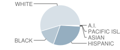 Antelope Valley Learning Academy Student Race Distribution