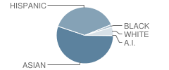 Shirakawa (George, Sr.) Elementary School Student Race Distribution