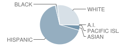 La Patera Elementary School Student Race Distribution