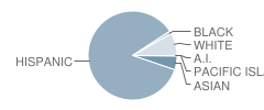 Orange Grove Middle School Student Race Distribution