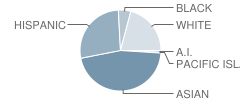 Oceana High School Student Race Distribution