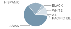 Milpitas High School Student Race Distribution