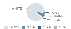 Big Pine Neighborhood Charter School Student Race Distribution