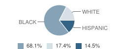 Orange Regional Juvenile Detention Center School Student Race Distribution