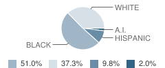 Gulf Coast Marine Institute School Student Race Distribution