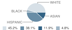 John Powers Center School Student Race Distribution