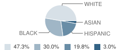 Sarah A Raymond School of Early Education Student Race Distribution