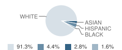 Jefferson Elementary School Student Race Distribution