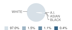 Southwestern Middle School Student Race Distribution