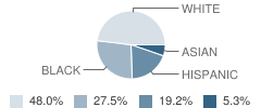 Whitehead Elementary School Student Race Distribution