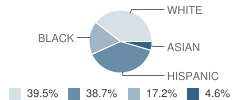 Richland Junior High School Student Race Distribution