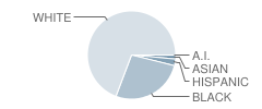 Northside Middle School Student Race Distribution