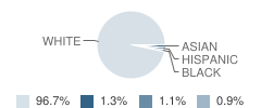 Russell High School Student Race Distribution