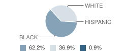 Rapides Pre-Ged Center School Student Race Distribution