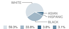 Shreve Island Elementary School Student Race Distribution