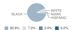 Ruston Elementary School Student Race Distribution