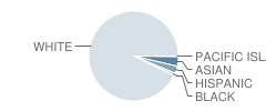 Francis W. Parker Charter Essential School Student Race Distribution