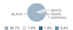 Southwest Baltimore Charter School Student Race Distribution