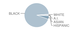 Kenmoor Elementary School Student Race Distribution